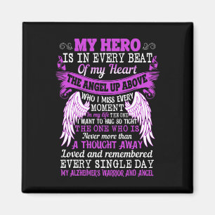 Hero is Heart Angel dachte Alzheimerheimer's Warr Magnet