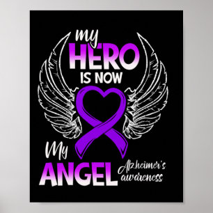 Hero ist jetzt mein Angel Alzheimerheimer's Awaren Poster