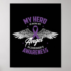 Hero ist jetzt mein Angel Alzheimerheimer's Awaren Poster