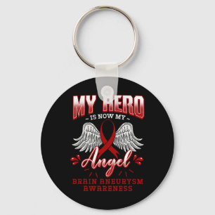 Hero ist jetzt mein Engel Gehirn Aneurysma Intragr Schlüsselanhänger