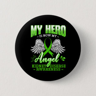 Hero ist jetzt meine Engel-Nierenerkrankung Green  Button