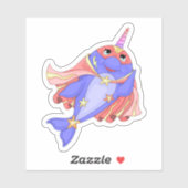 Hero Narwhal Aufkleber (Blatt)