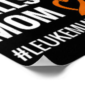 Hero nennt mich Mama Leukämie Krieger Leukämie Awa Poster (Ecke)