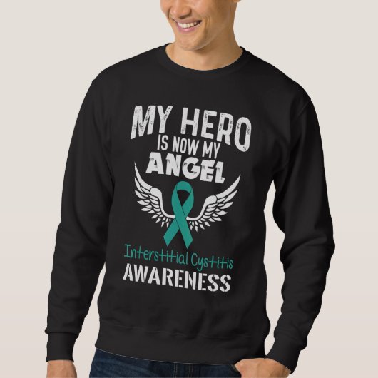 Hero Now Angel Interstitial Cystitis Awareness Sup Sweatshirt (Vorderseite)