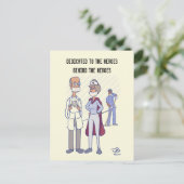 Hero Pale Yellow Postcard Postkarte (Stehend Vorderseite)