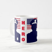 HERO POLIZIST KAFFEETASSE (Vorderseite Links)