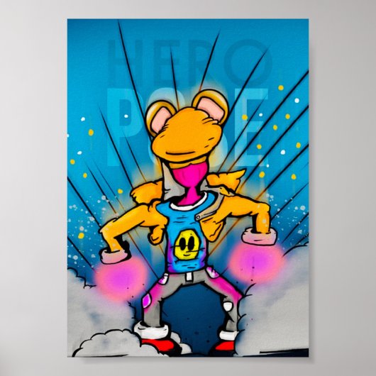 Hero Pose Poster (Vorne)