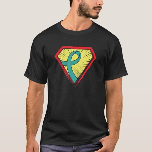 Hero Progressive supranuclear Palsy Awareness Ribb T-Shirt (Vorderseite)