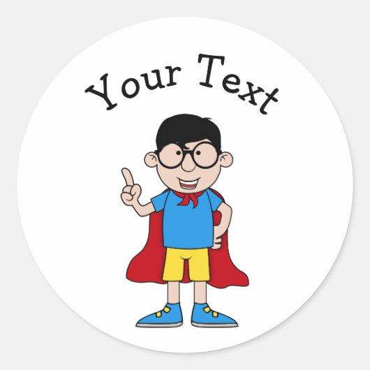 Hero Runder Aufkleber (Vorderseite)