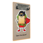 "Hero Sandwich Charm" Mini Klemmbrett (Schrägansicht)