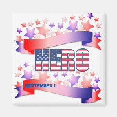 Hero September 11 Magnet (Vorne)