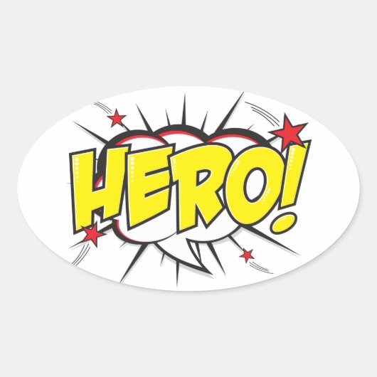 HERO STICKERS (Comic Style) (Vorderseite)