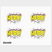 HERO STICKERS (Comic Style) (Blatt)