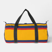 Hero Stripes Horizontal Lines Yellow Blue Red Duffle Bag (Vorderseite)
