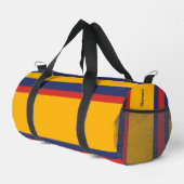 Hero Stripes Horizontal Lines Yellow Blue Red Duffle Bag (Rechte Ecke)