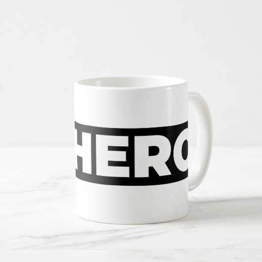HERO-Tasse Kaffeetasse (VorderseiteRechts)