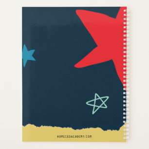 Hero-Themed Teacher Homeschool Planner (groß) Planer