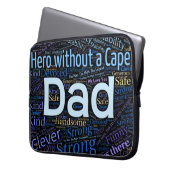 Hero Vater Custom Laptopschutzhülle (Vorderseite Links)