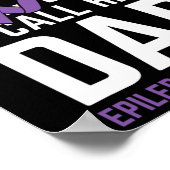 Hero Vater Epilepsy Epilepsy Awareness Epilepsy Pa Poster (Ecke)