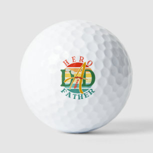 Hero Vater Fath Sunset Krawatte, Mustache & Sonnen Golfball