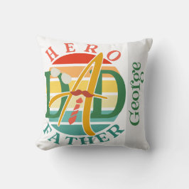 Hero Vater Fath Sunset Krawatte, Mustache & Sonnen Kissen