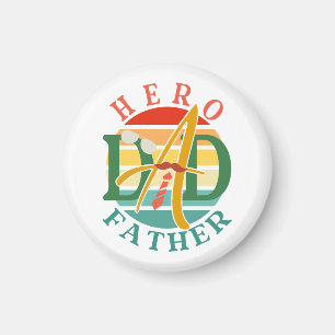 Hero Vater Fath Sunset Krawatte, Mustache & Sonnen Magnet