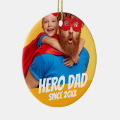 Hero Vater Seit 20XX Modernes Cool Einfaches Keramik Ornament (Rechts)