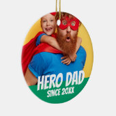 Hero Vater Seit 20XX Modernes Cool Einfaches Keramik Ornament (Rechts)