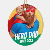 Hero Vater Seit 20XX Modernes Cool Einfaches Keramik Ornament (Links)