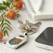 Hero Vater Tiger Typografy Schlüsselanhänger (Seite)