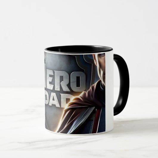 HERO VATER VATERTAG TASSE (VorderseiteRechts)