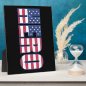 Heroamerikanischer Flaggenstars Streifen Rotes Bla Fotoplatte (Seite)