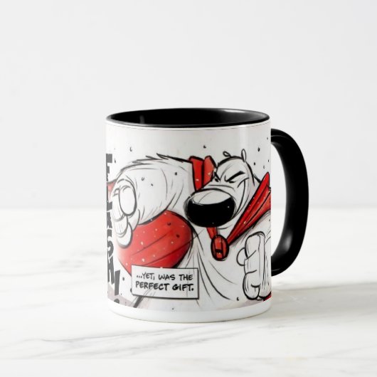 Herobear und die Kind-COMIC-TASSE Tasse (VorderseiteRechts)