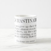 Herodotus auf Aufschub Kaffeetasse (Mittel)