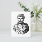 Herodotus bust griechischer Historiker Postkarte (Stehend Vorderseite)