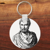 Herodotus bust griechischer Historiker Schlüsselanhänger (Vorderseite)
