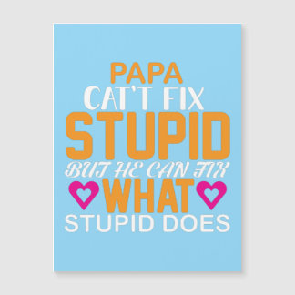 Héroe en Casa" para el Día del Padre Magnetkarte