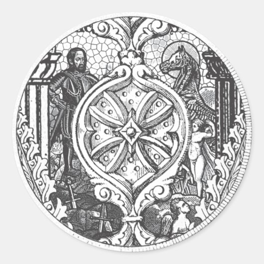 Heroes-Aufkleber Runder Aufkleber (Vorderseite)