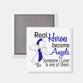 Heroes Become Angels ALS Magnet (Vorderseite/Rückseite)