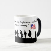 Heroes Black 11 oz Combo Tasse (VorderseiteRechts)