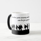 Heroes Black 11 oz Combo Tasse (Vorderseite Links)