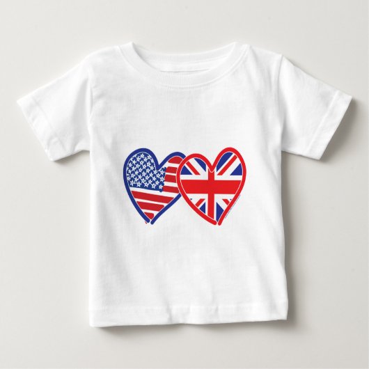 Heroes der amerikanischen Flagge/Backenfahne Baby T-shirt (Vorderseite)