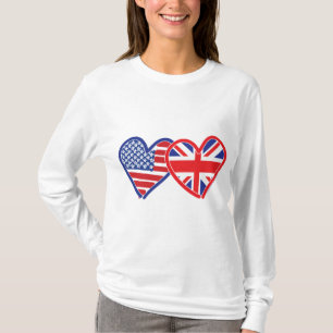 Heroes der amerikanischen Flagge/Backenfahne T-Shirt