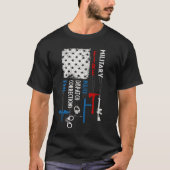 Heroes Flag EMS Korrektur Dispatch Police Fire T-Shirt (Vorderseite)