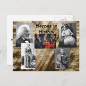 Heroes in History Collection - Erfolg Postkarte (Vorne/Hinten)