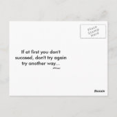 Heroes in History Collection - Erfolg Postkarte (Rückseite)