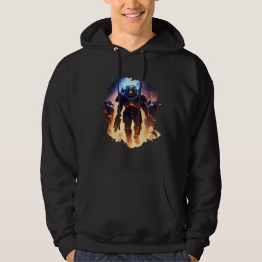 Heroes in space the amazing Space Marines Hoodie (Vorderseite)