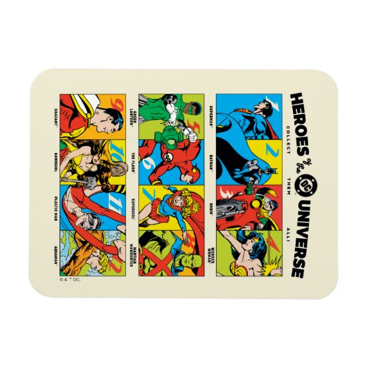 Heroes of the DC™ Universe Magnet (Horizontal)