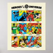 Heroes of the DC™ Universe Poster (Vorne)