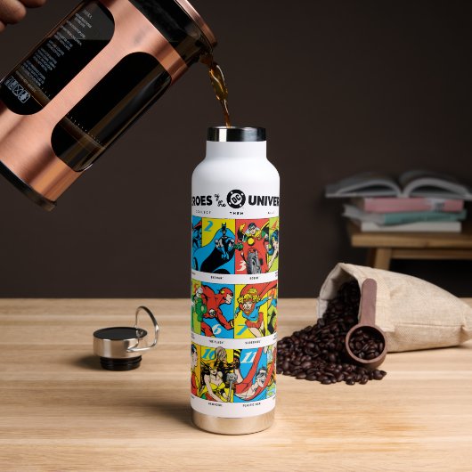 Heroes of the DC™ Universe Trinkflasche (Kaffee)